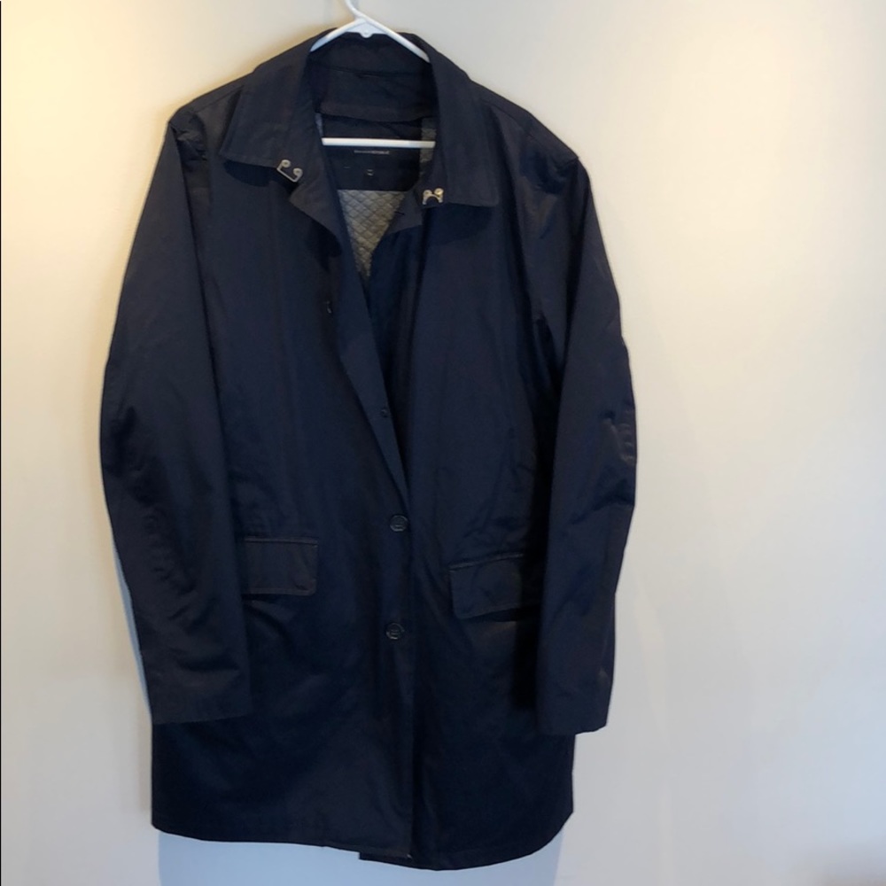 Banana Republic blue trench/winter coat